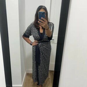 Diane von Furstenberg Dorothea Wrap-Effect Midi Dress – Women’s Size XS